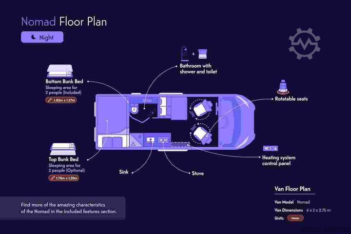 Xe caravan/xe cắm trại Fiat Weinsberg Carabus 600 K | 4 Posti Letto | Completamente Attrezzato