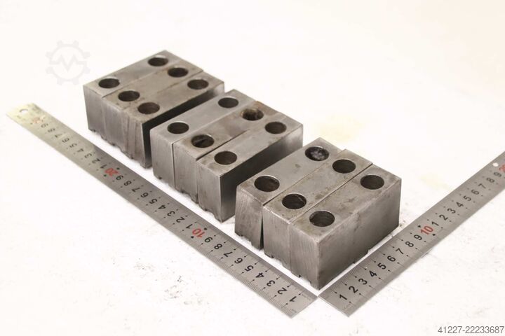 बदलने योग्य जॉ सेट, ऊपरी जॉ का सेट, 4 सेट SCHUNK SWB-200 Backenbreite 40 mm