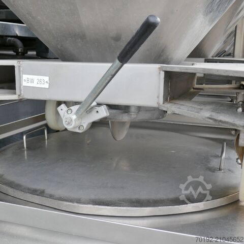 Mobilni kontejner za rasuti teret od 570 litara izrađen od V2A UCON 9517