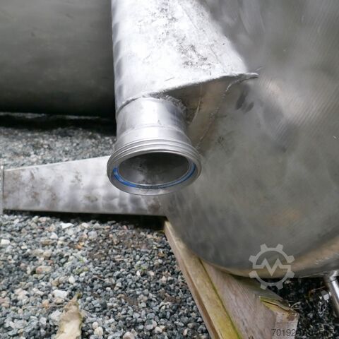 Spremnik za skladištenje zapremine 10.000 litara od V2A (nehrđajući čelik pogodan za prehrambenu ind  9513