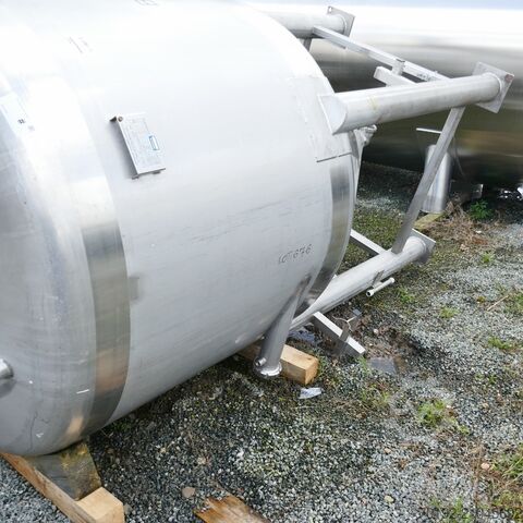 Tlačna posuda od 3000 litara izrađena od nehrđajućeg čelika V4A Waldner 9492