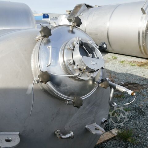 Tlačna posuda od 3000 litara izrađena od nehrđajućeg čelika V4A Waldner 9492