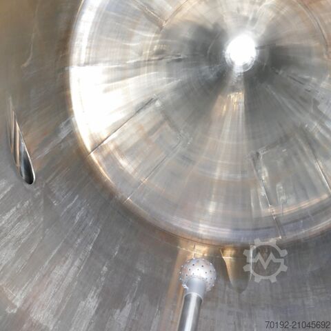 Tlačna posuda od 3000 litara izrađena od nehrđajućeg čelika V4A Waldner 9492