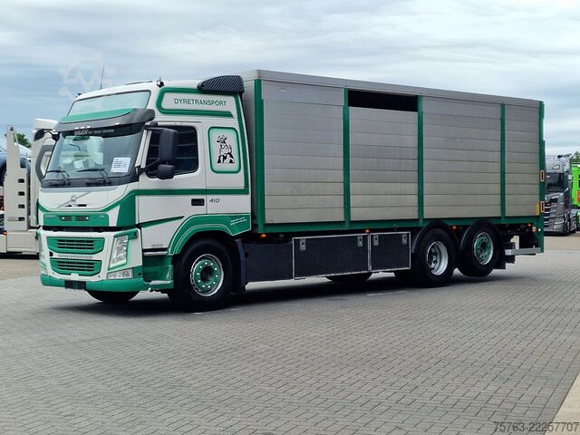 Превоз на едър рогат добитък Volvo FM 410 Globetrotter 6x2*4 - Livestock - Euro 6 ...