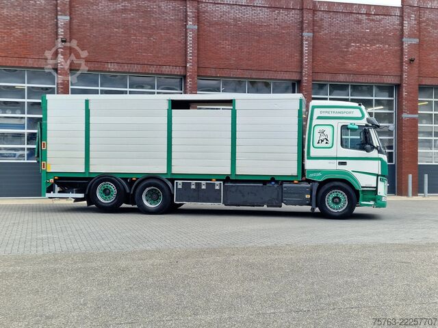 Превоз на едър рогат добитък Volvo FM 410 Globetrotter 6x2*4 - Livestock - Euro 6 ...