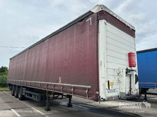 Atvērta puspiekabe ar tentu Schmitz Cargobull Semitrailer Curtainsider Standard Hayon