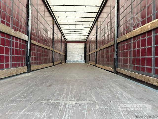 Atvērta puspiekabe ar tentu Schmitz Cargobull Semitrailer Curtainsider Standard Hayon