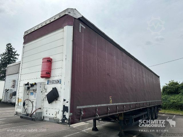 Atvērta puspiekabe ar tentu Schmitz Cargobull Semitrailer Curtainsider Standard Hayon