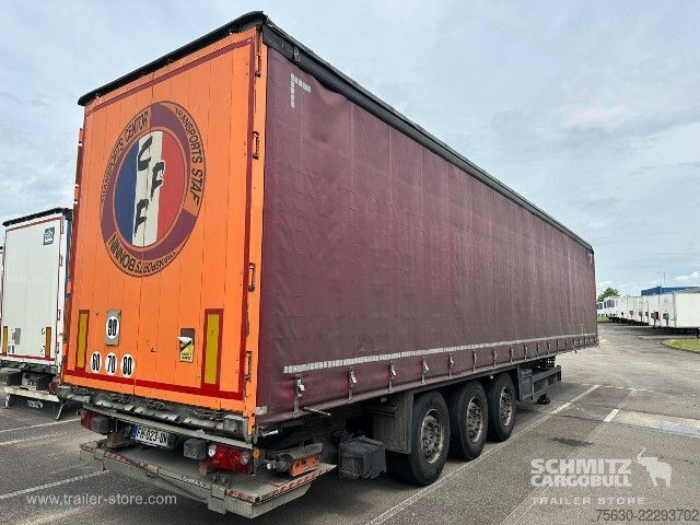 Atvērta puspiekabe ar tentu Schmitz Cargobull Semitrailer Curtainsider Standard Hayon