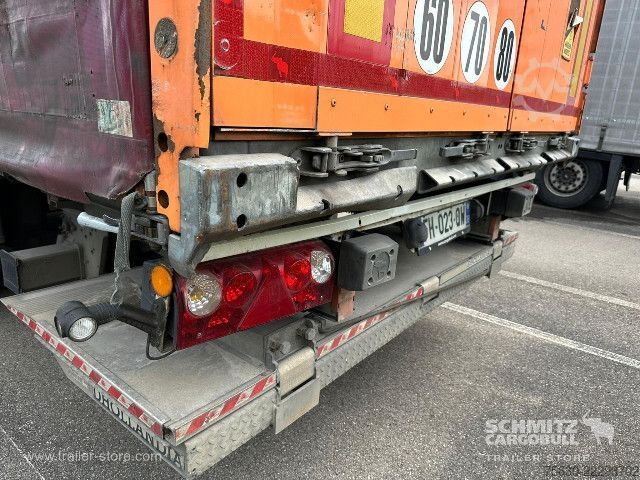 Atvērta puspiekabe ar tentu Schmitz Cargobull Semitrailer Curtainsider Standard Hayon