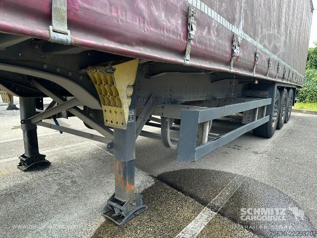 Atvērta puspiekabe ar tentu Schmitz Cargobull Semitrailer Curtainsider Standard Hayon