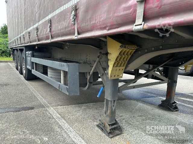 Atvērta puspiekabe ar tentu Schmitz Cargobull Semitrailer Curtainsider Standard Hayon