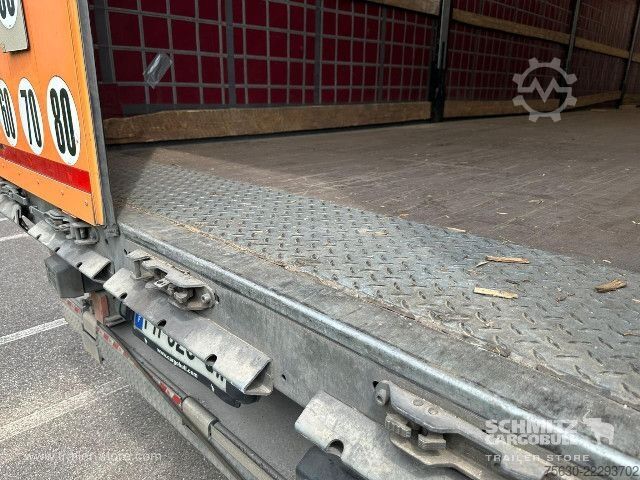 Atvērta puspiekabe ar tentu Schmitz Cargobull Semitrailer Curtainsider Standard Hayon