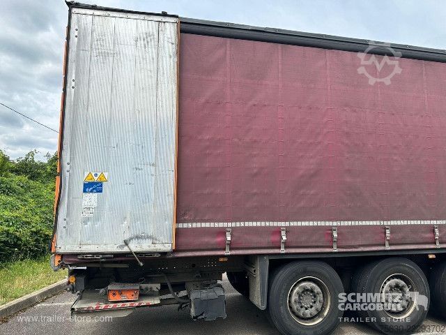 Atvērta puspiekabe ar tentu Schmitz Cargobull Semitrailer Curtainsider Standard Hayon