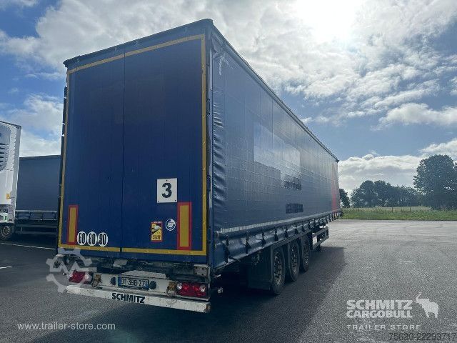 Atvērta puspiekabe ar tentu Schmitz Cargobull Semitrailer Curtainsider Mega