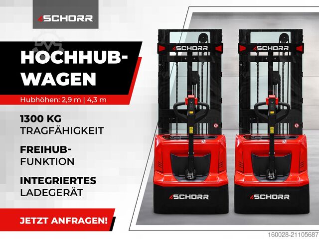  SCHORR Pro+ 1,3t 2,9m/4,3m Freihub