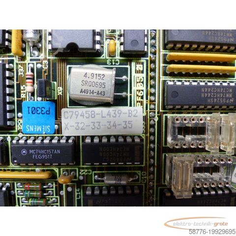 Siemens íhlutur Siemens Teleperm M 6DS1400-8BA Reglerbaugruppe E Stand 5 SN H2008843