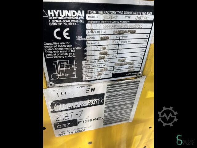 フォークリフト Hyundai 