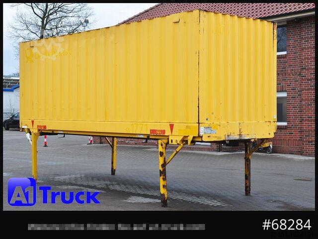Wechselbrücke mit Kofferaufbau KRONE WB 7,45  Koffer, BDF Wechselbrücke 2530mm