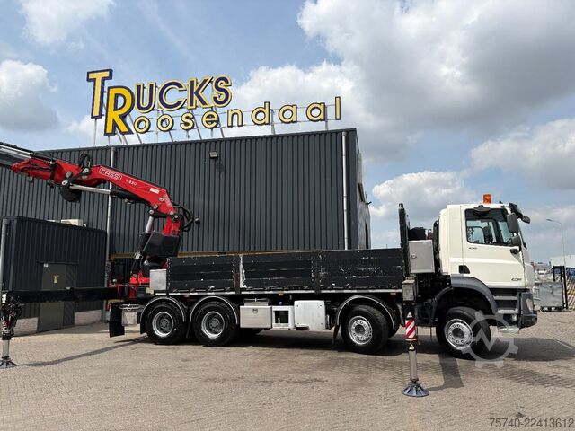 Autokrāna kravas automašīna DAF CF530 + FASSI F 820 RA 6X EXT.  +  JIB 6X EXT. ...