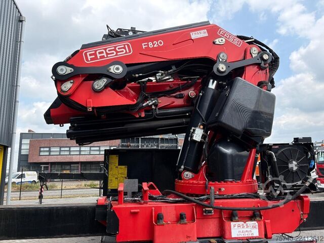Crane DAF CF530 + FASSI F 820 RA 6X EXT.  +  JIB 6X EXT. ...