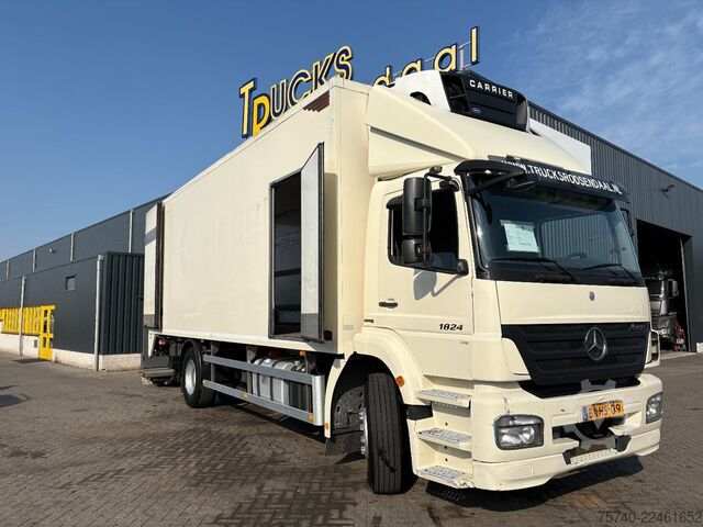 Refrigerated/freezer transport Mercedes-Benz Axor 1824 + CARRIER SUPRA 750 + DHOLLANDIA 2000...
