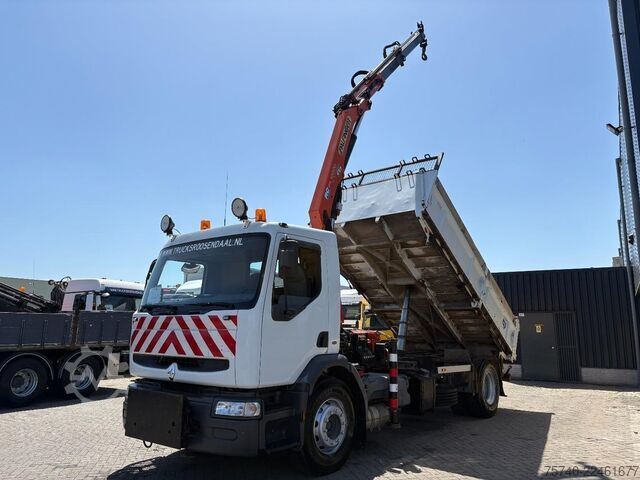 Camião-grua Renault Premium + PALFINGER PK 10000.  2 X EXT.  + REMO...