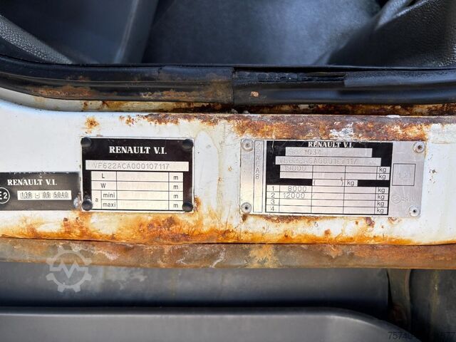 3 taraflı damper Renault Premium + PALFINGER PK 10000.  2 X EXT.  + REMO...