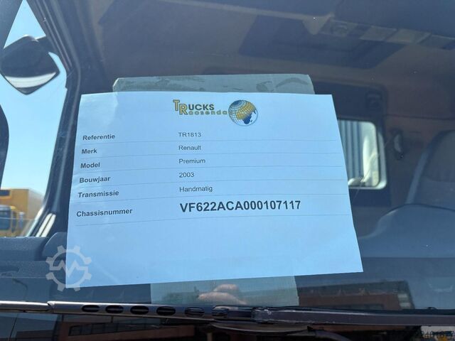 3 taraflı damper Renault Premium + PALFINGER PK 10000.  2 X EXT.  + REMO...