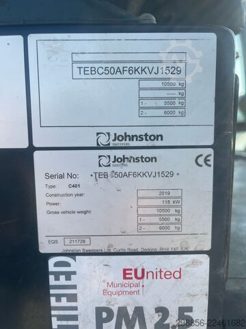 مكنسة طرق Johnston C401