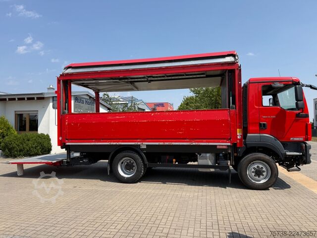 LKW mit Getränkeaufbau MAN TGM 13.290 4x4 Getränke/Seitenlader+LBW/Navi