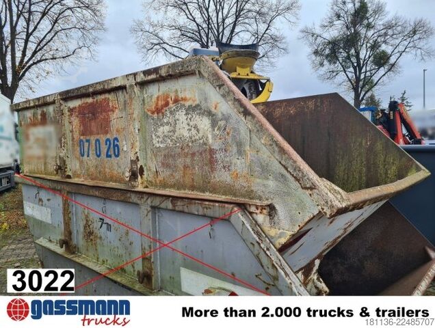 Āķa konteiners  Absetzcontainer ca. 7m³ offen