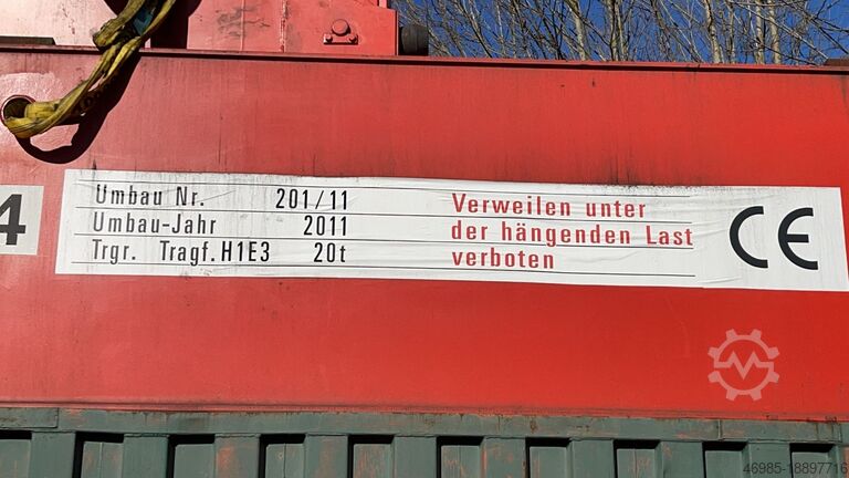 Suwnica dwudźwigarowa 20 ton Voith hallenkran 20 To Zweiträgerkran