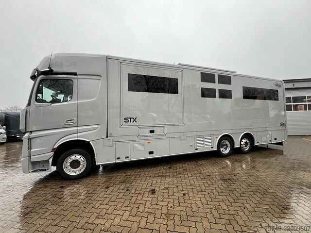 Liellopu pārvadāšanas kravas automašīna MERCEDES-BENZ 2651 STX 5 Pferde DOP. POP-OUT+POP-UP  EXKLUSIVE