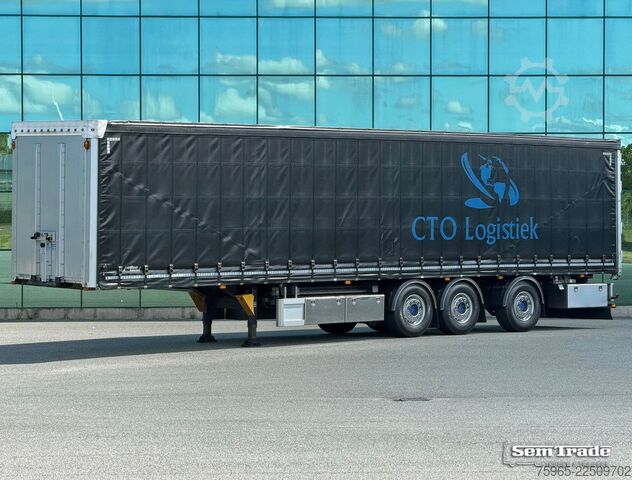 Open semitrailer with tarp  Hertoghs N/A LPRS 24 STUURAS 2x LIFT AS SCHUIFDA