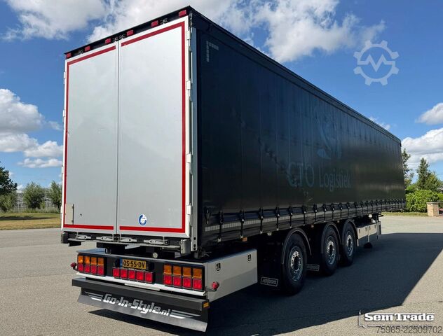 Open semitrailer with tarp  Hertoghs N/A LPRS 24 STUURAS 2x LIFT AS SCHUIFDA