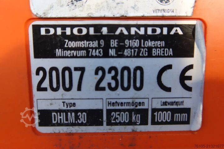 Box body Heiwo City Trailer+Dhollandia klep 2500 kg , Geisolee...