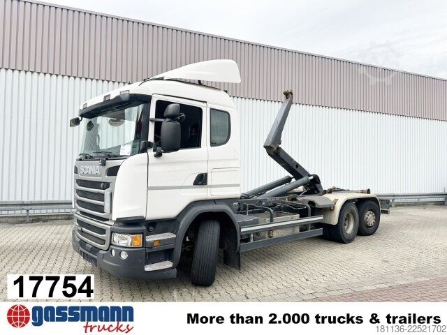 Āķa konteineru automašīna Scania G 450 6x2/4, Lift-/Lenkachse, Kli-Ret