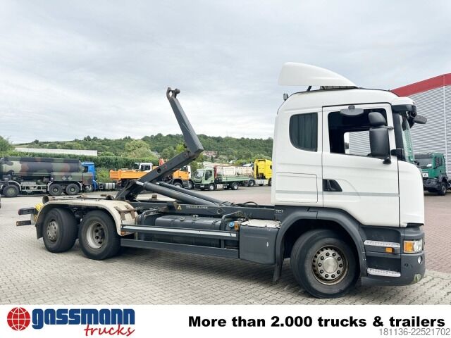 Āķa konteineru automašīna Scania G 450 6x2/4, Lift-/Lenkachse, Kli-Ret