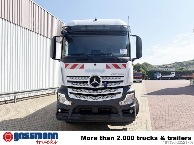 Automobilis ar plakanu platformu Mercedes-Benz Actros 2746 L 6x2, Kran Atlas 240.2E-A4, Funk,