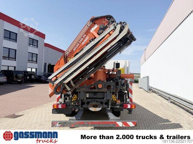 Automobilis ar plakanu platformu Mercedes-Benz Actros 2746 L 6x2, Kran Atlas 240.2E-A4, Funk,