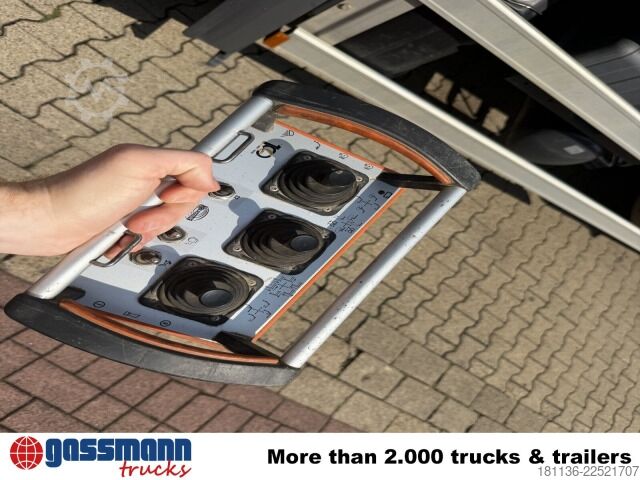 Automobilis ar plakanu platformu Mercedes-Benz Actros 2746 L 6x2, Kran Atlas 240.2E-A4, Funk,