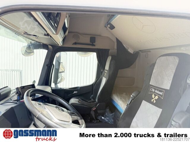 Automobilis ar plakanu platformu Mercedes-Benz Actros 2746 L 6x2, Kran Atlas 240.2E-A4, Funk,