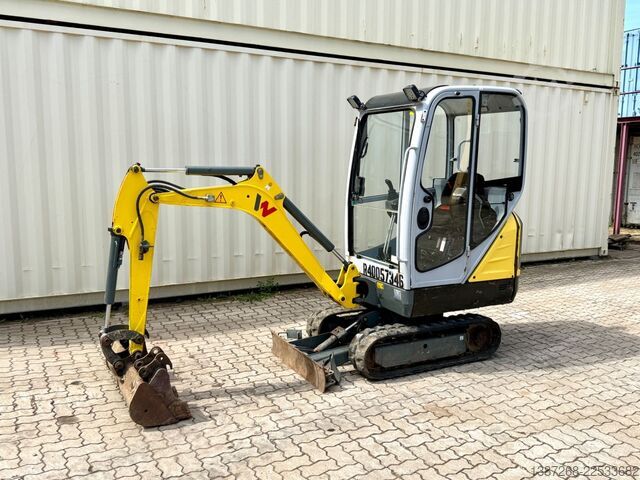 迷你挖掘机 WACKER Neuson ET16 / 2019 BJ / 996 H / 3x Löffel