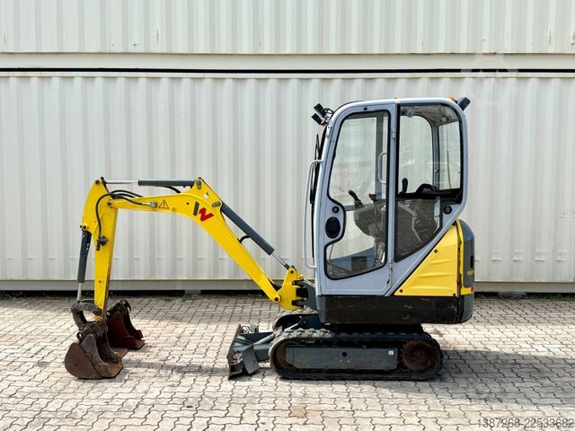 迷你挖掘机 WACKER Neuson ET16 / 2019 BJ / 996 H / 3x Löffel