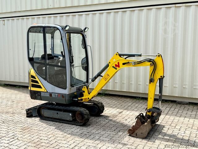 迷你挖掘机 WACKER Neuson ET16 / 2019 BJ / 996 H / 3x Löffel
