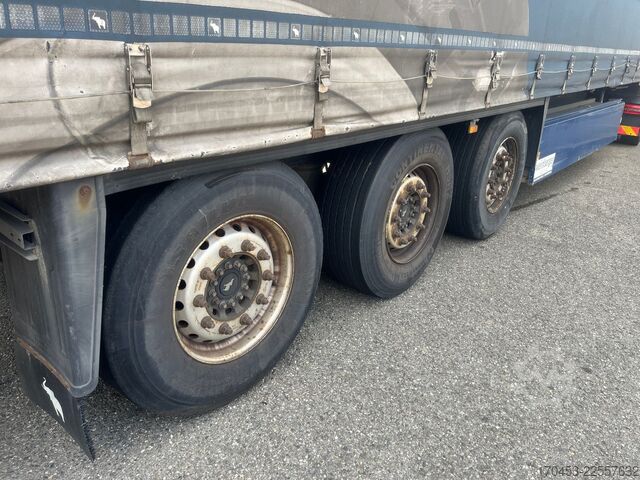 Ανοιχτό ημιρυμουλκούμενο με μουσαμά SCHMITZ CARGOBULL SCB S3T Pritsche Schiebeplane Edscha Lift