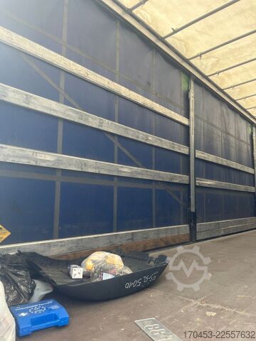 Ανοιχτό ημιρυμουλκούμενο με μουσαμά SCHMITZ CARGOBULL SCB S3T Pritsche Schiebeplane Edscha Lift