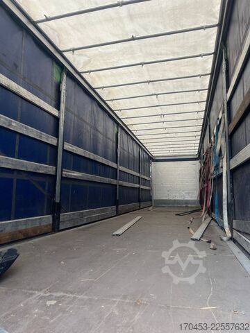 Ανοιχτό ημιρυμουλκούμενο με μουσαμά SCHMITZ CARGOBULL SCB S3T Pritsche Schiebeplane Edscha Lift