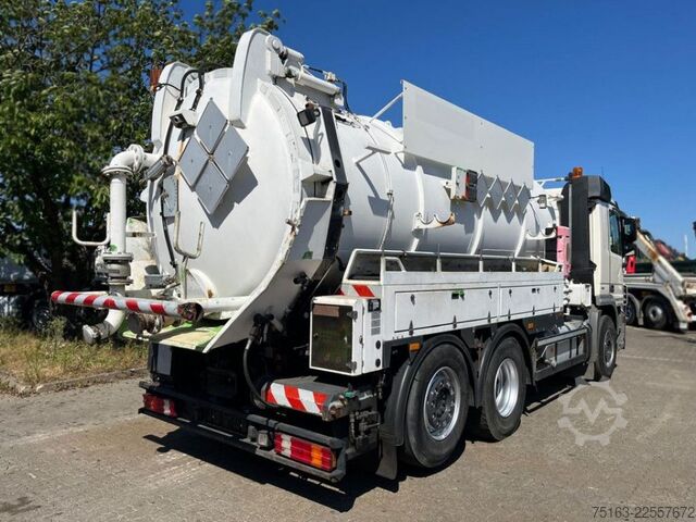 Vökvutankbíll MERCEDES-BENZ Actros 2546 L 6x2  Saug + Spülwagen Müller GGVS